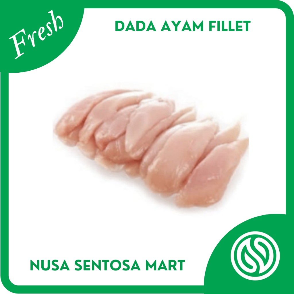 

Dada Ayam Fillet - Ayam Filet Iris Slice - 1 Kg