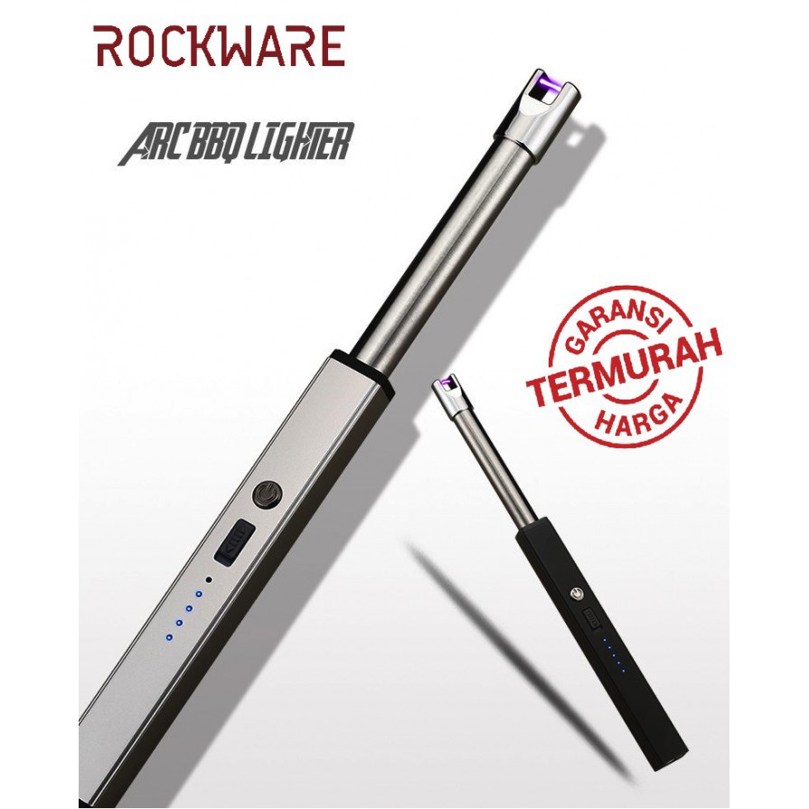 ROCKWARE Electric Kitchen BBQ Arc Flameless Lighter USB Rechargable