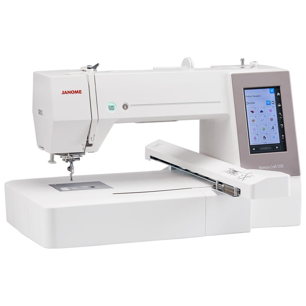 mesin bordir komputer janome mc550e - portable