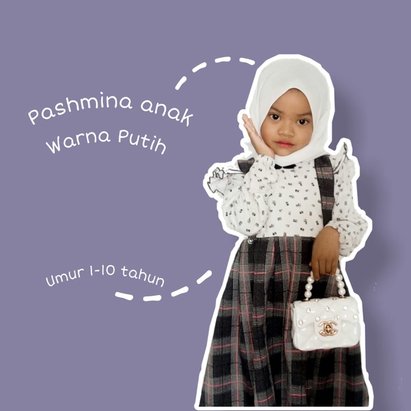 Pasmina anak / pashmina anak / jilbab anak perempuan