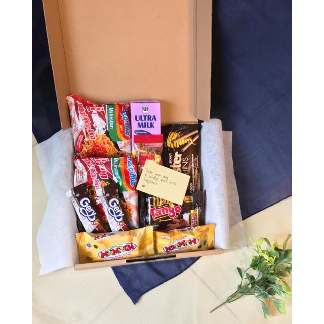 

gift box snack desain premium || Bucket snack murah