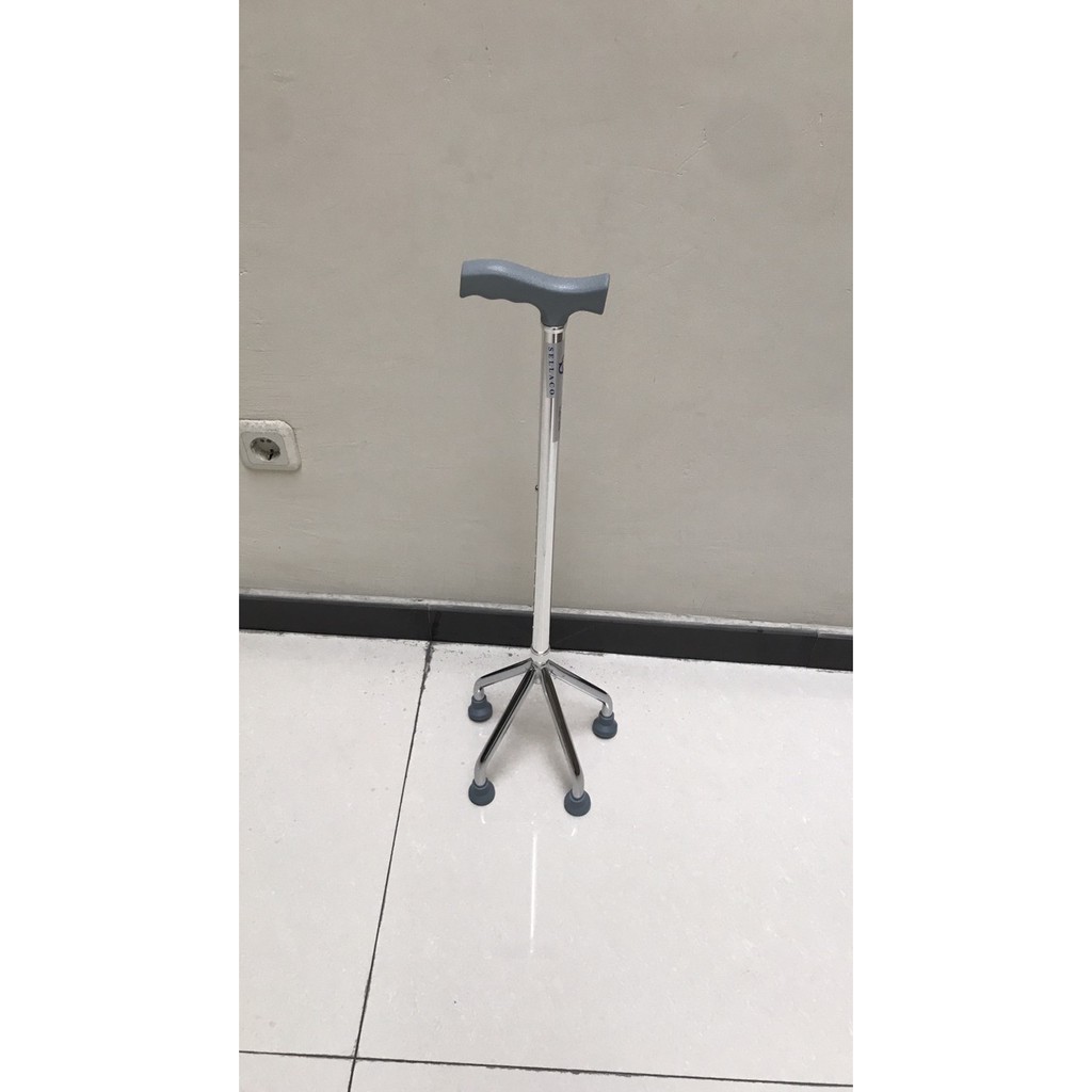 Tongkat Kaki 4 Piramid Sella Sellaco Tongkat Alat Bantu Jalan