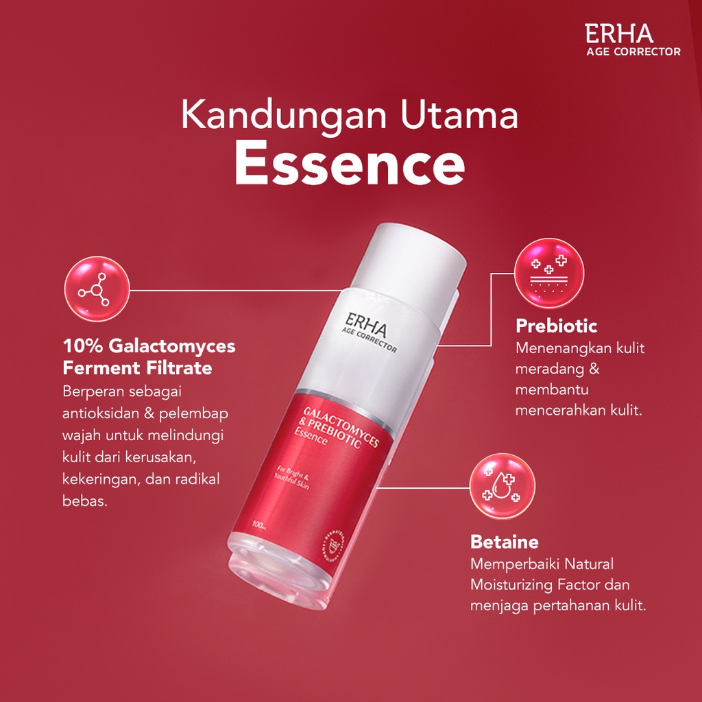 erha21 Age Corrector Galactomyces &amp; Prebiotic Essence 100ml