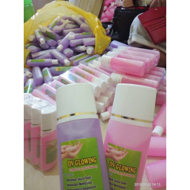 Dv Glowing Body Soap Milky Asli 100% Original Pemutih Wajah Murah Korea