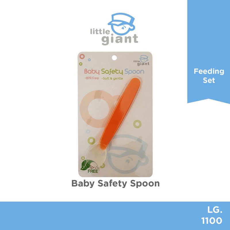 Little Giant Baby Safety Spoon - Sendok Makan Bayi LG.1100