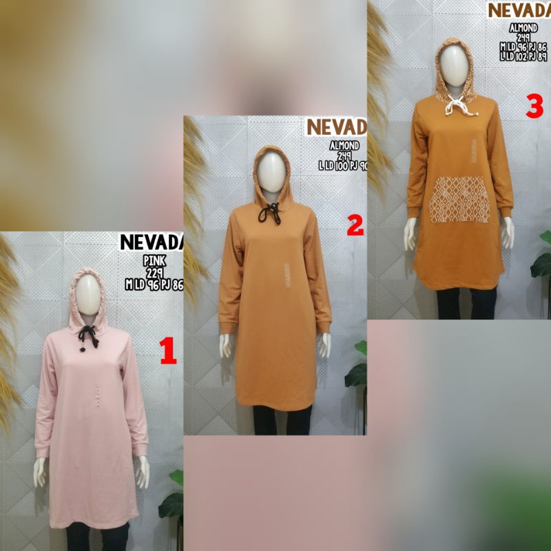 TUNIK KAOS/ TUNIK HOODIE NEVADA