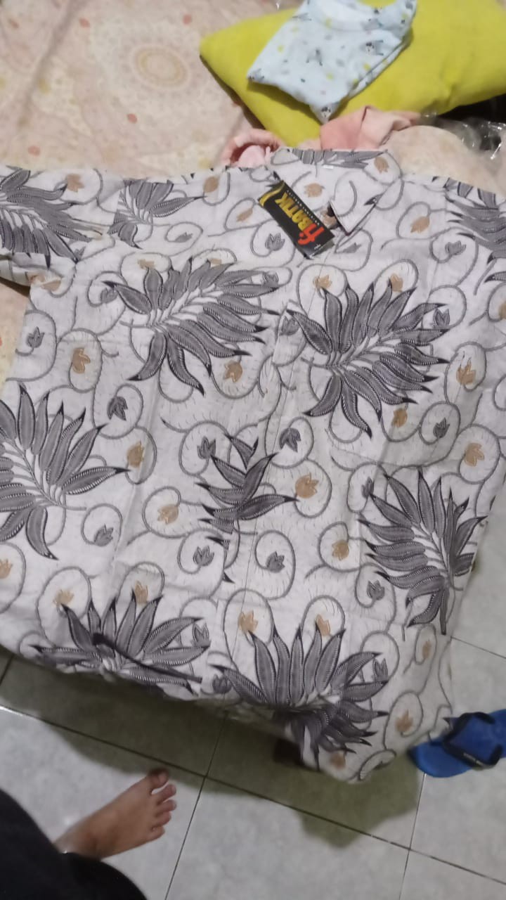 Kemeja Batik Anak Lengan Panjang