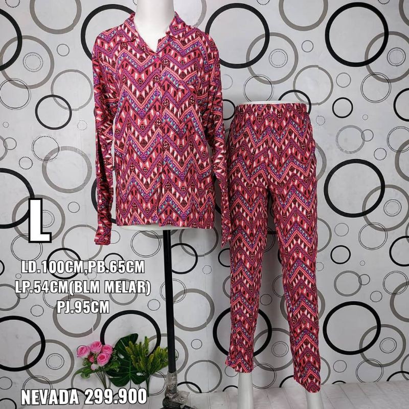 Setelan Baju Tidur ST.YVES,NEVADA