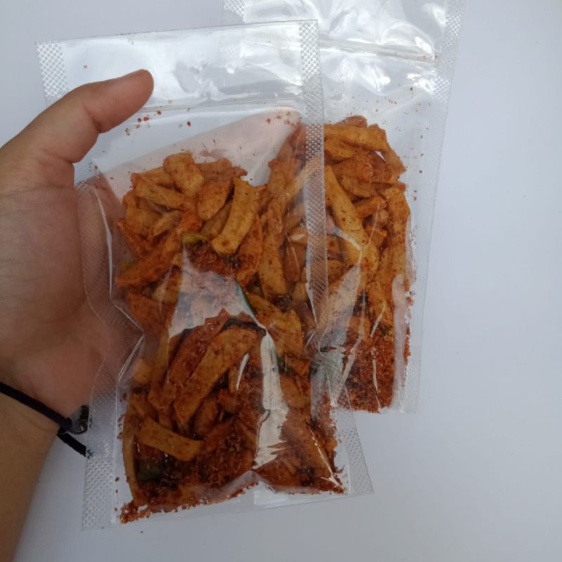 

BASRENG STIK KRISPI PEDAS DAUN JERUK ENAK GURIH