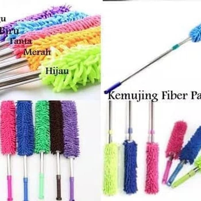 ⭐ Jendela Kosmetik ⭐Kemoceng Bisa Dipanjangkan / Pendek Pembersih Debu/Microfiber Kemoceng JK