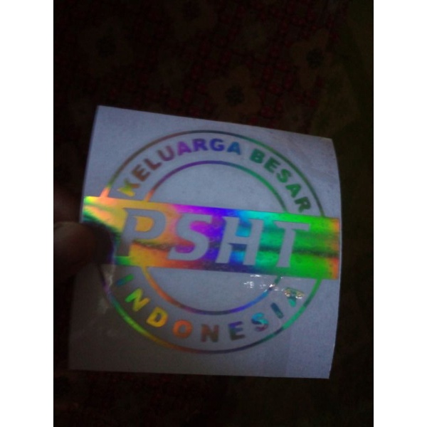 

stiker psht hologram timbul