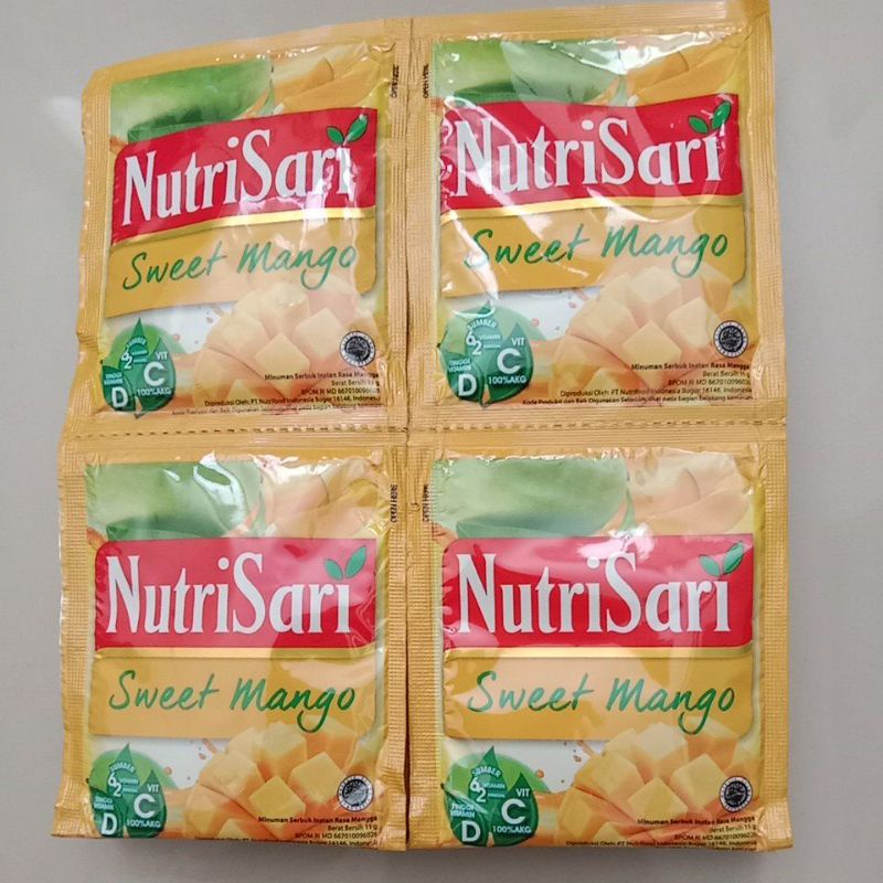 

Nutrisari sweet mango