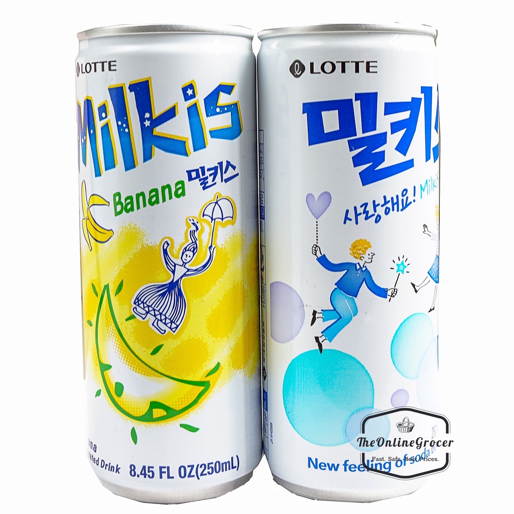 Lotte Milkis Soda 250ml - Minuman Soda Susu Korea