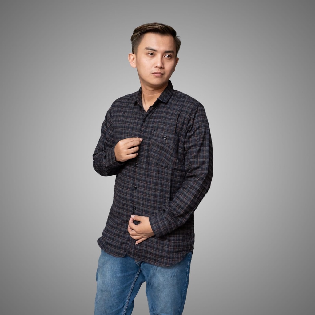 (PREMIUM) KEMEJA FLANEL PRIA / KEMEJA KOTAK /BAJU DISTRO BANDUNG ORIGINAL BULLSHIRT