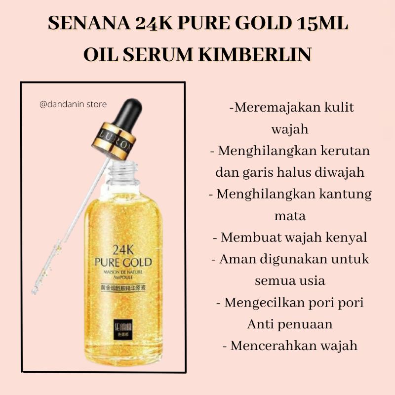 SKINCARE SERUM WAJAH ANTI AGING GLOWING BEAUTY IN THE POT ORIGINAL BRIGHTENING SERUM GOLD 24K MUKA PEMUTIH