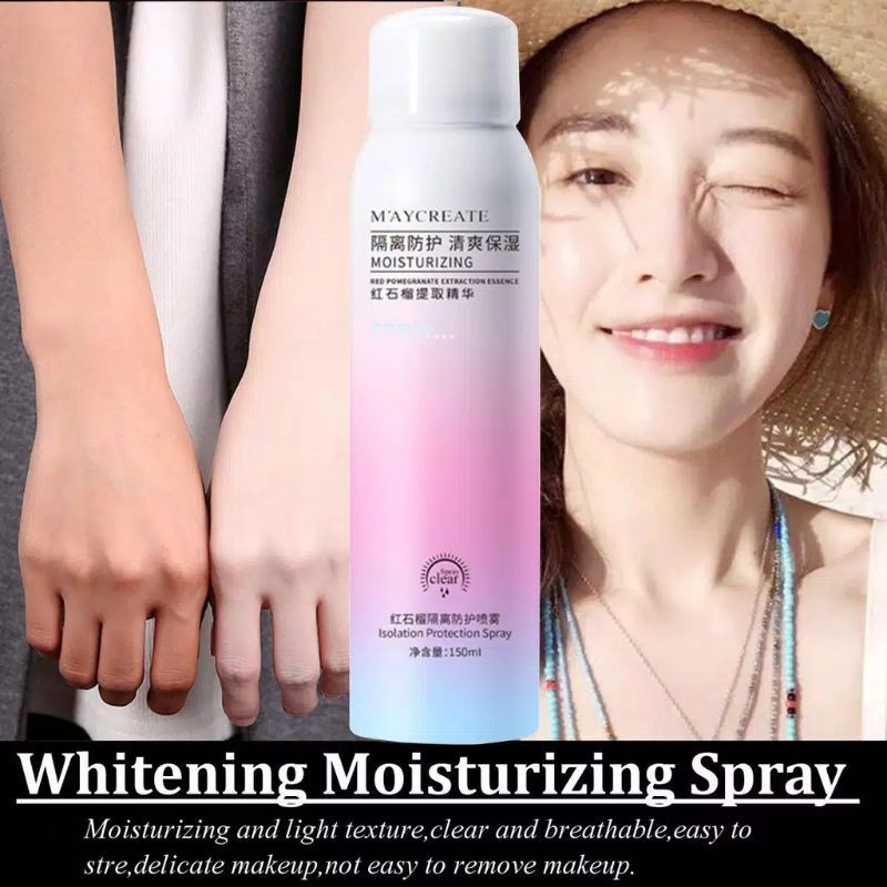 whitening mousturizing spray