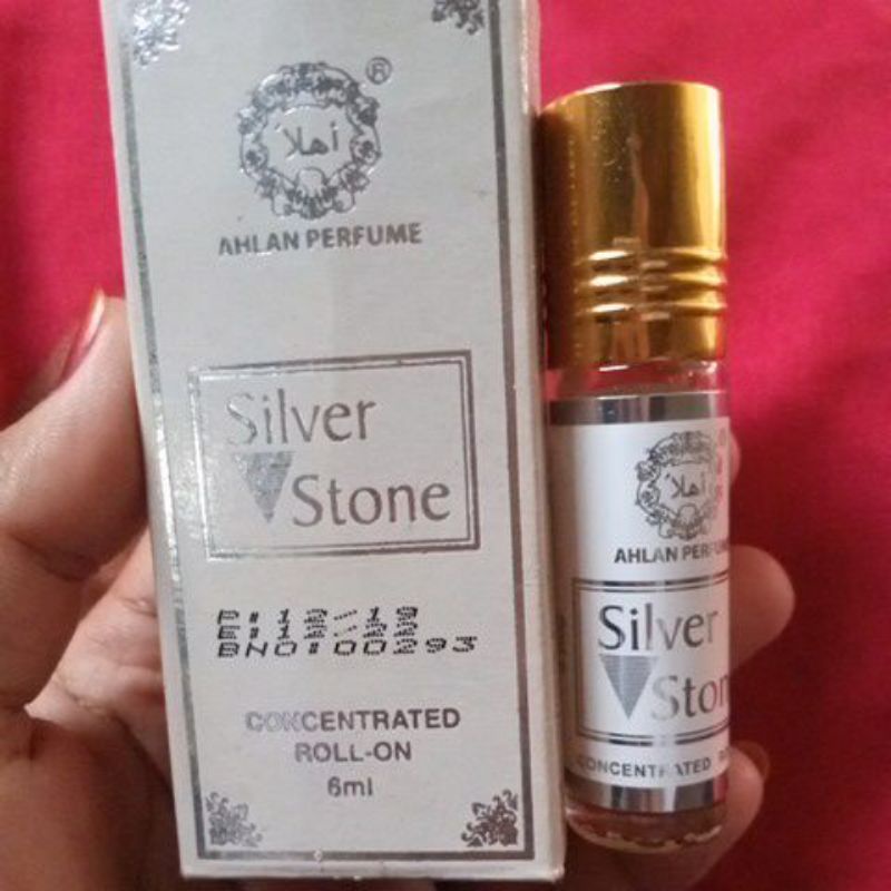 Ahlan Perfume Silver Stone Preloved ahlan Parfum Original