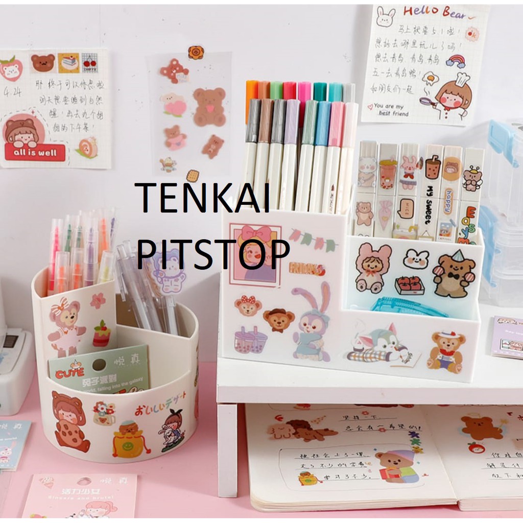

Stiker Kartun Karakter Stella dan Duffy