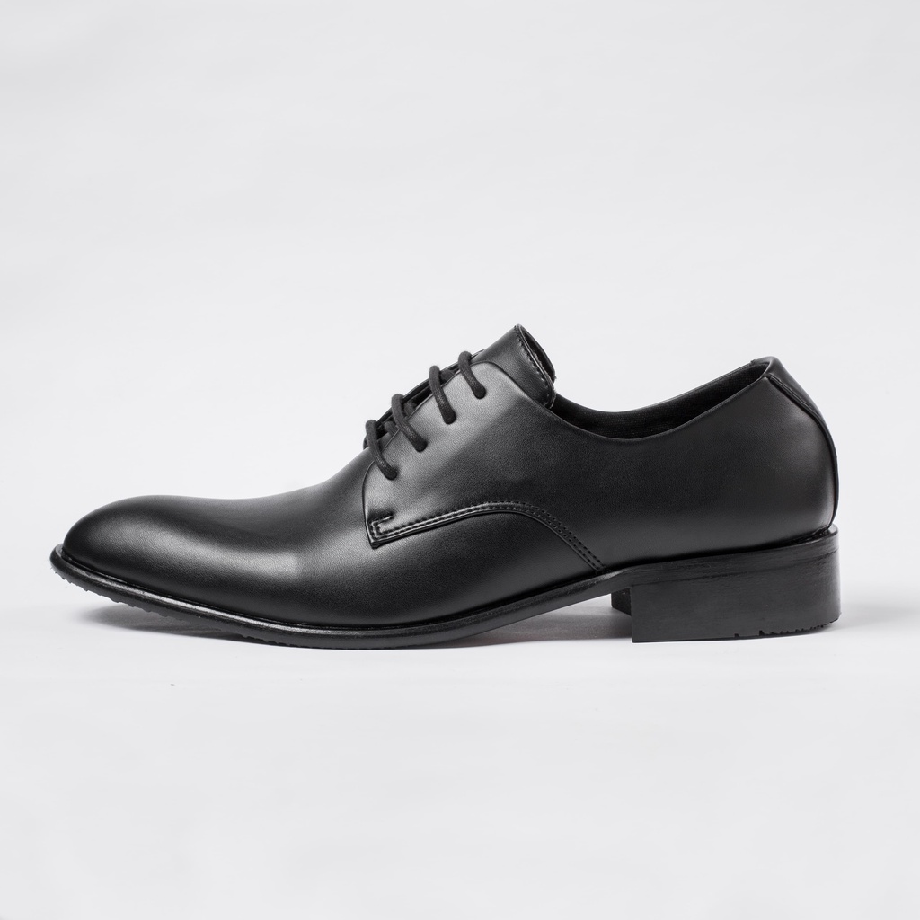 Sepatu Pantofel Pria Kulit Formal Kantor Kasual Kerja Kuliah Pantopel - Oxford Black