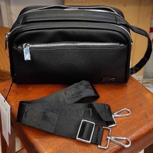 Hand Bag Lacost Pria Clutch Tas Selempang Handbag Tangan Pouch Gadget