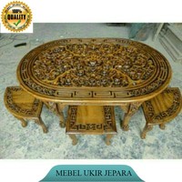 meja oshin jati, meja kopi full ukir,mebel jepara
