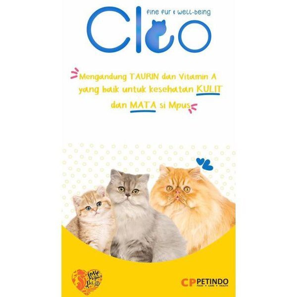 Cleo Tuna Repack 1kg 1 Kg Makanan Kering Kucing Dewasa Adult Cat Food