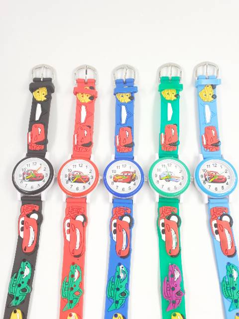 JAM TANGAN ANAK MURAH MERIAH KARAKTER,CAR,SPIDERMAN,BOBOIBOY,TAYO