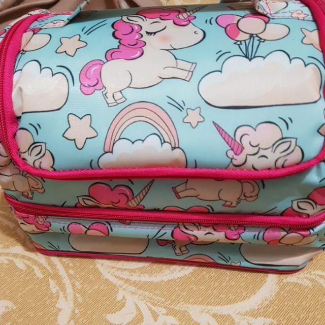 Tas Bekal Susun Jumbo Unicorn Tosca Lc / Lunch Bag Doubledecker