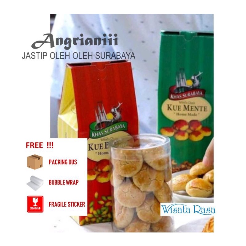 Kue Blinjo dan Kue Mente - Wisata Rasa - Free dus dan bubble wrap