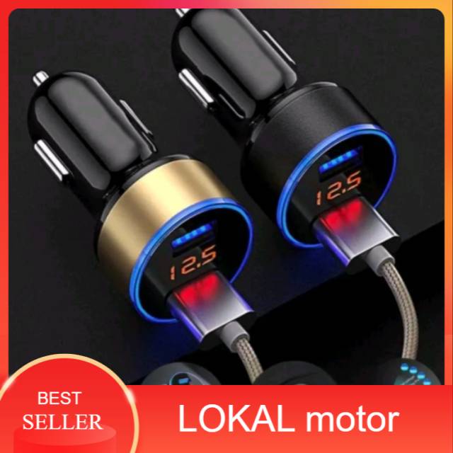 charger plus voltmeter untuk motor Nmax pcx adv scoopy beat aerox lexi freego xmax  dll