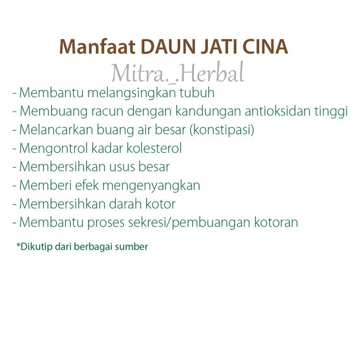 Kapsul Daun Jati Cina / Herbal Pelangsing / Obat Diet Ampuh / Pelangsing Herbal Isi 50 Kapsul 100% Ekstrak Daun Jati Cina