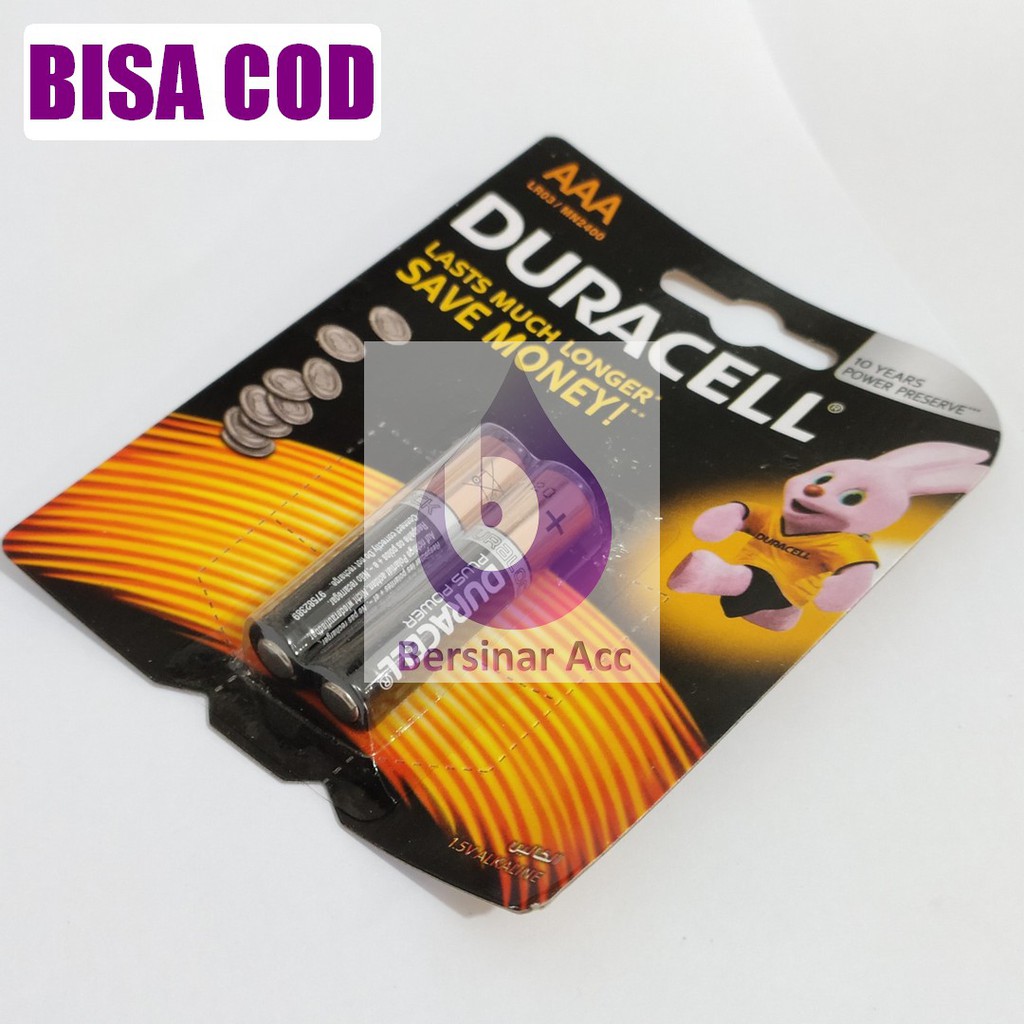 ORIGINAL BATU BATTERY BATREI DURACELL AAA A3 ISI 2 A3 ASLI