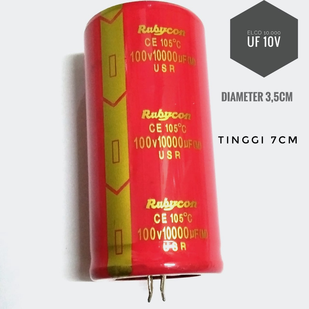 ELCO 10.000 UF 100V RUBYCON