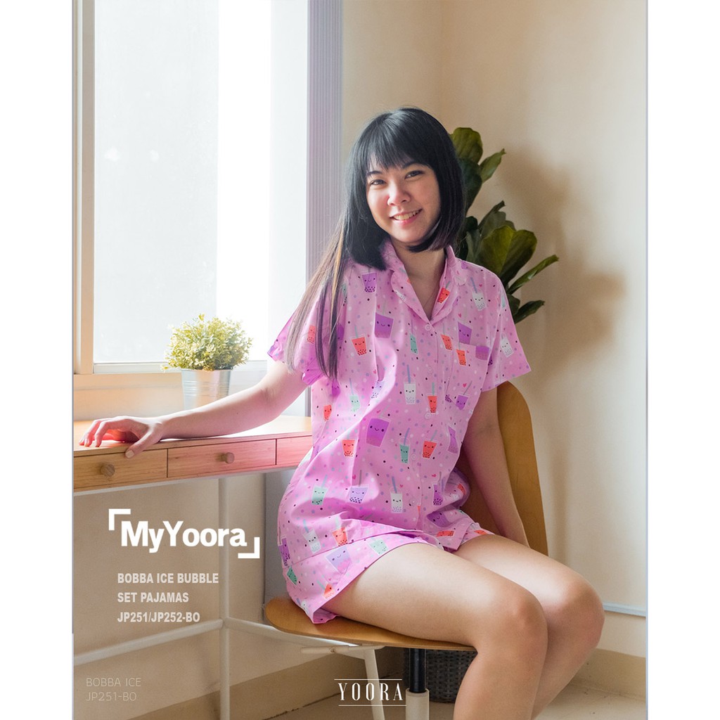 SALE SET PIYAMA MyYoora Motif Set Pajamas JP251/JP252