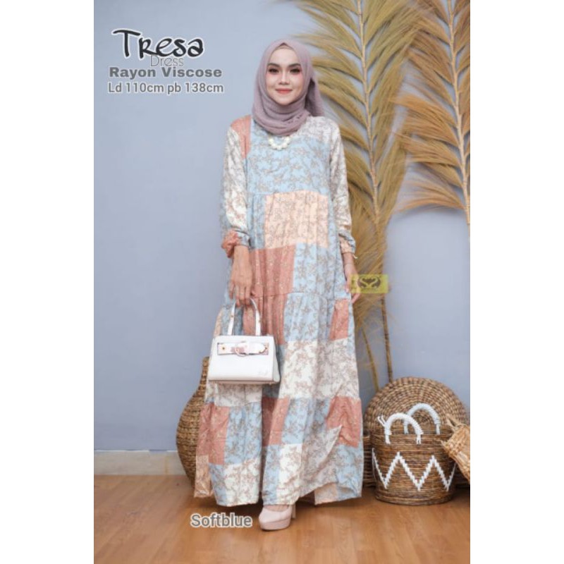 PROMO HOMEYDRESS/DRESS/GAMIS TRESA RAYON VISCOSE