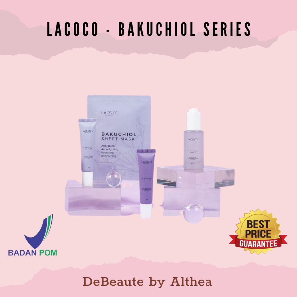 Lacoco Bakuchiol Series | Day Cream Night Cream Essence