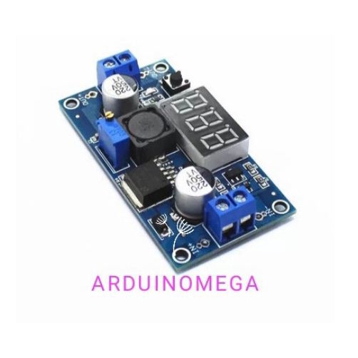 Adjustable Stepdown 3A Step Down LM2596S LM2596 LM 2596 S + LED Voltmeter