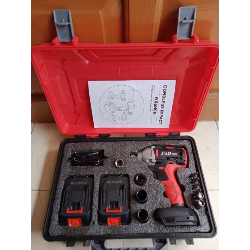 Cordless Impact Wrench Brushless JLD Tool JV88 48V Pembuka Baut