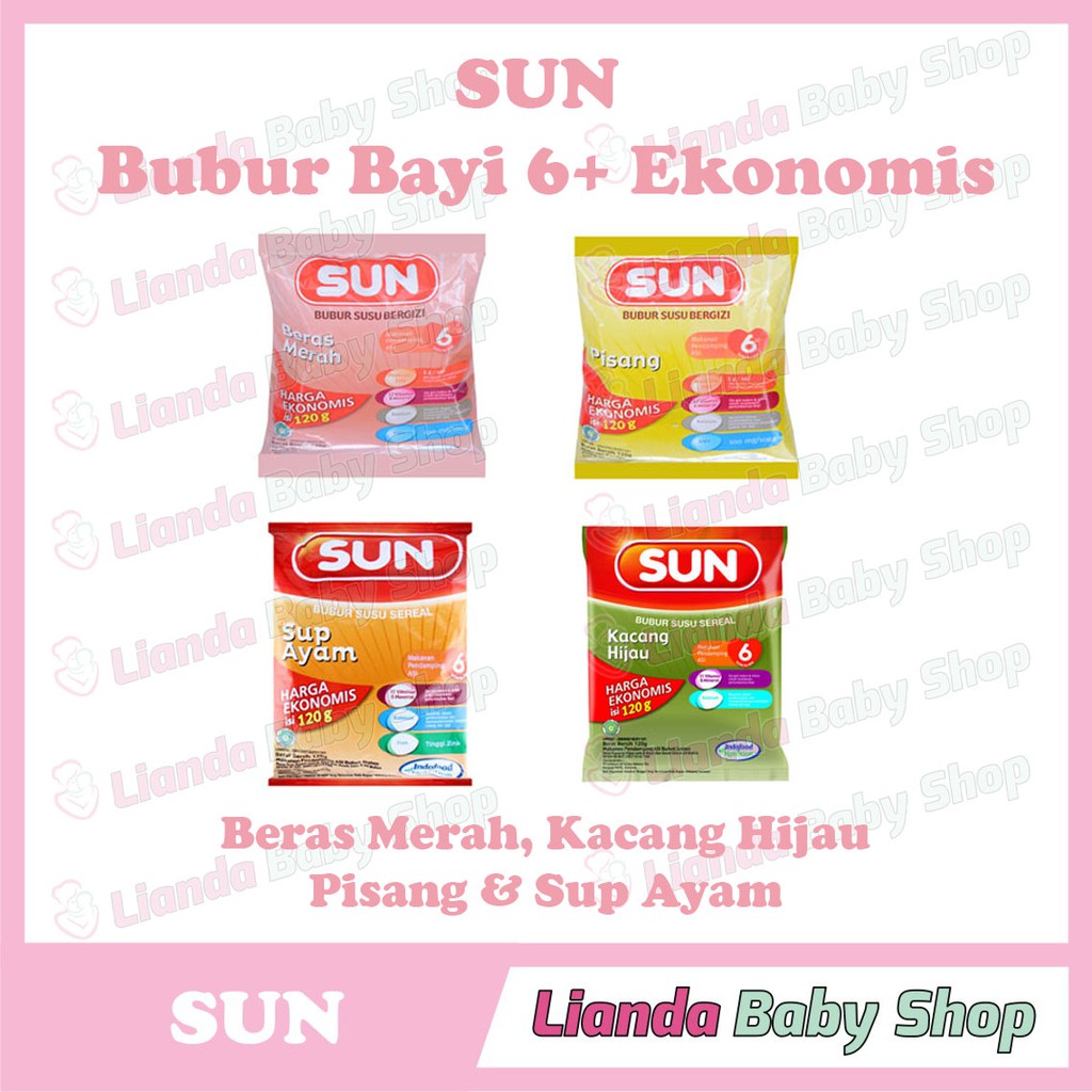 SUN EKONOMIS BUBUR BAYI 6+ SACHET 120 GR | Shopee Indonesia