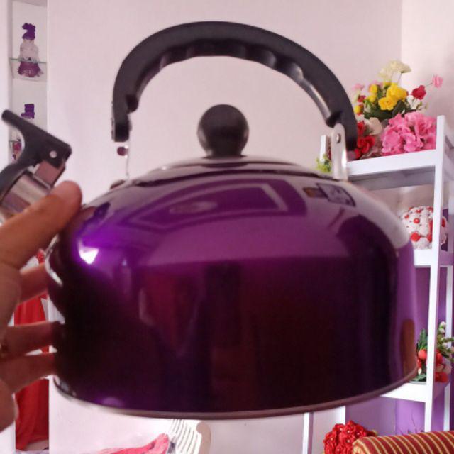 Teko Kattle Teko Siul Stainless Stell Kapasitas 3 Liter Teko Cantik Warna Warni
