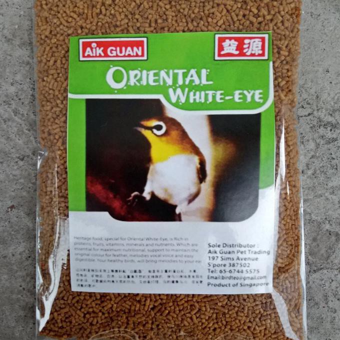 Best Produk] Aik Guan Voer Oriental Voer Pleci Makanan Mata Putih Repack 100G