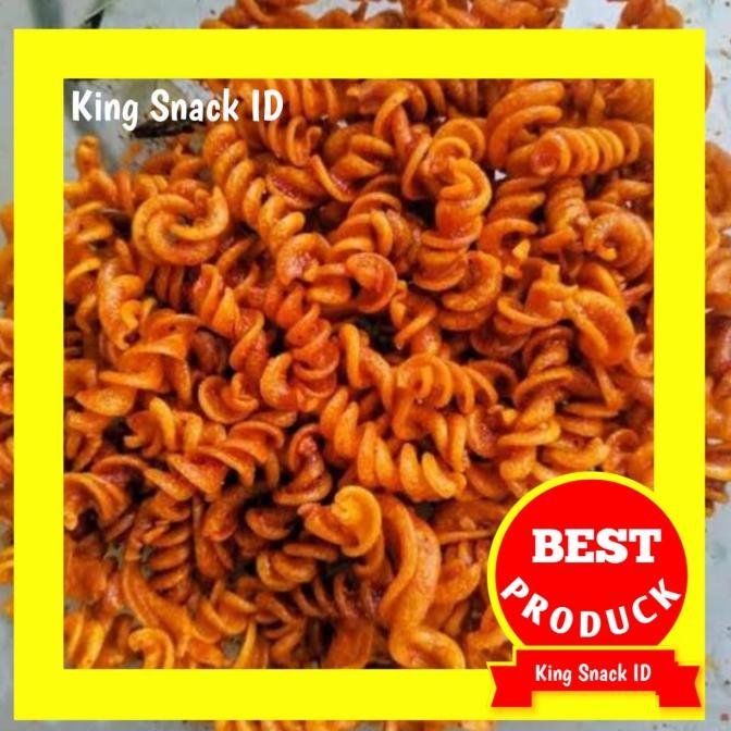 

Diskon MAKARONI SPIRAL PEDAS SPESIAL/ MAKARONI KRITING PEDES DAUN JERUK 200GR Diskon