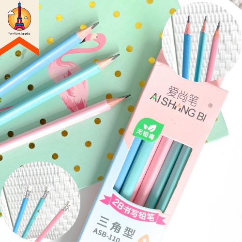 

Pensil 2b Aishing Pensil Kayu Warna Pastel Lucu Pensil Unik Alat Tulis Kantor Keperluan Sekolah ATK Murah Grosir