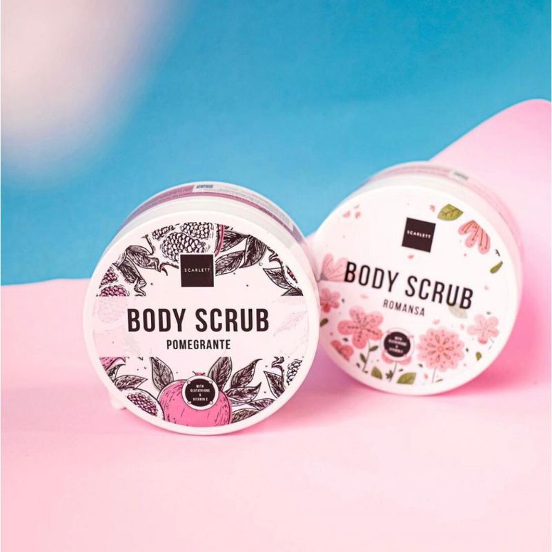 Scarlett Whitening Body Scrub (POT)