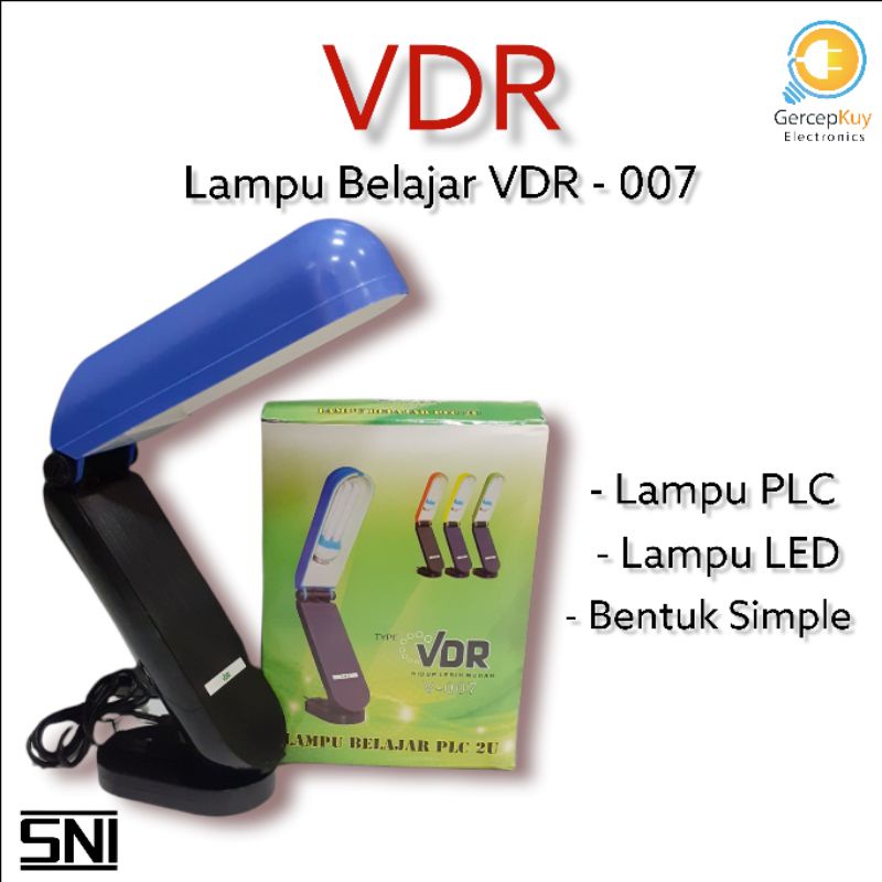 Lampu Meja Belajar + Switch Tanpa Bohlam VDR - 007