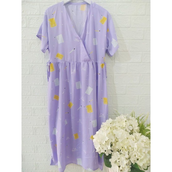 Daster Kimono | Longdress Kimono | Homedress Kimono Panjang Busui