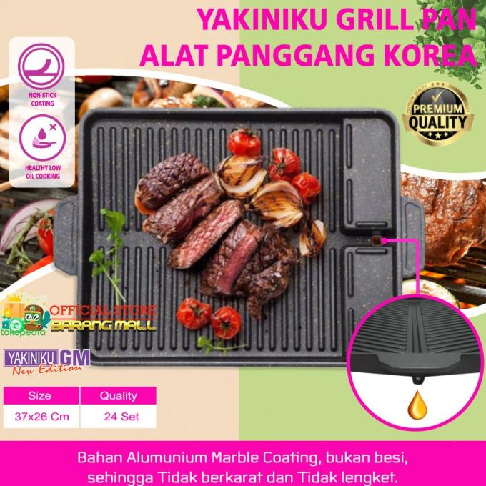 alat Plate Panggangan Sate Ayam Steak Jagung Ikan Sosis Tanpa Arang