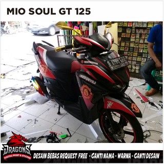Sticker Decal Yamaha Mio Soul Gt 125 Full Body Free Request Desain