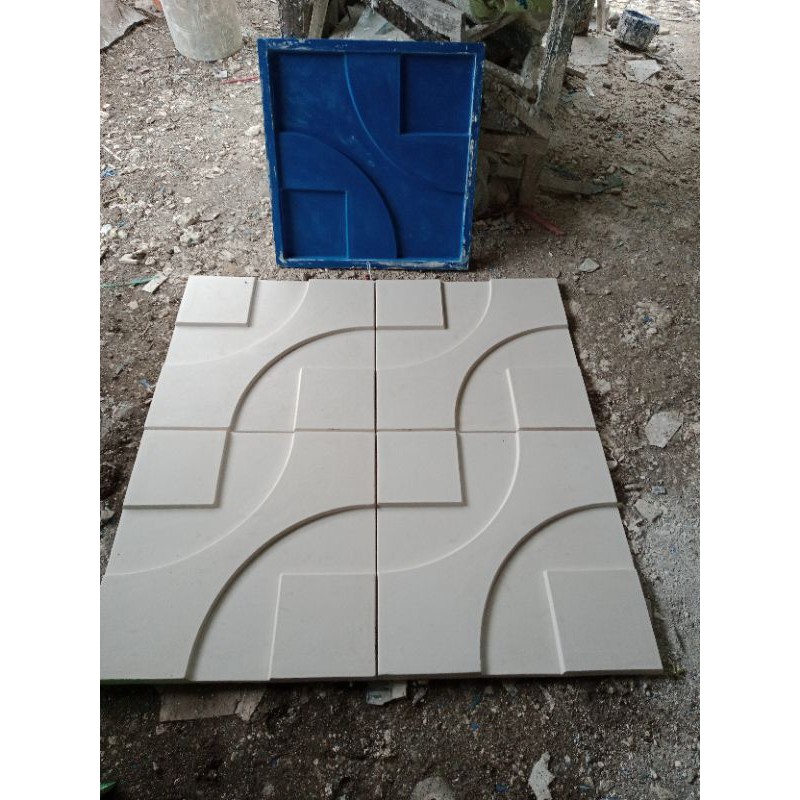 Cetakan wall panel 3D 50x50