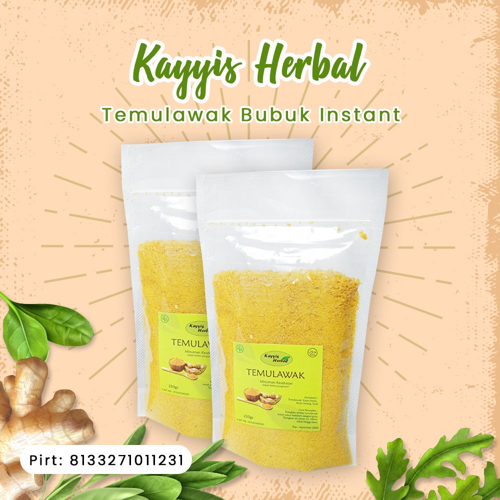 

[Hizam] Kayyis Herbal - Temulawak Bubuk Instan